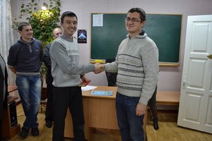 Не залишився без призу і переможець в бліц-турнірі  серед викладачів – Вихватнюк Роман Вікторович